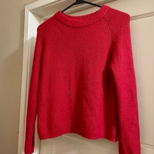 Red Crew Neck Sweater